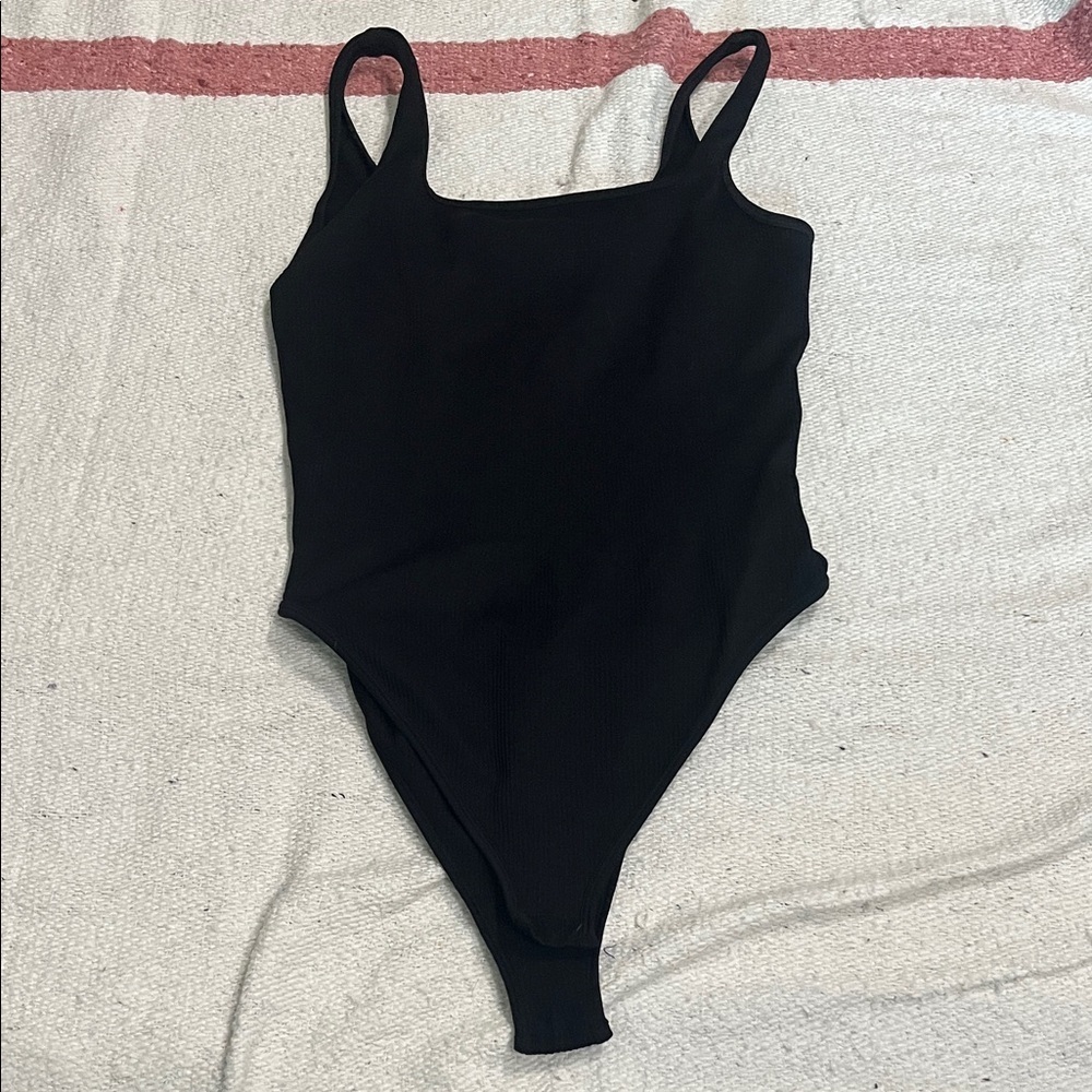 (019)Chic Black Women's Bodysuit